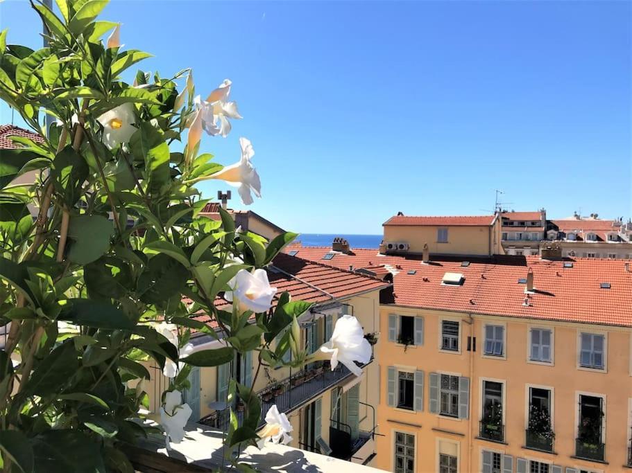 #9 Opera'S Duplex Panoramic Sea View Terrace & Ac 1Min To Beach Nisa Exterior foto
