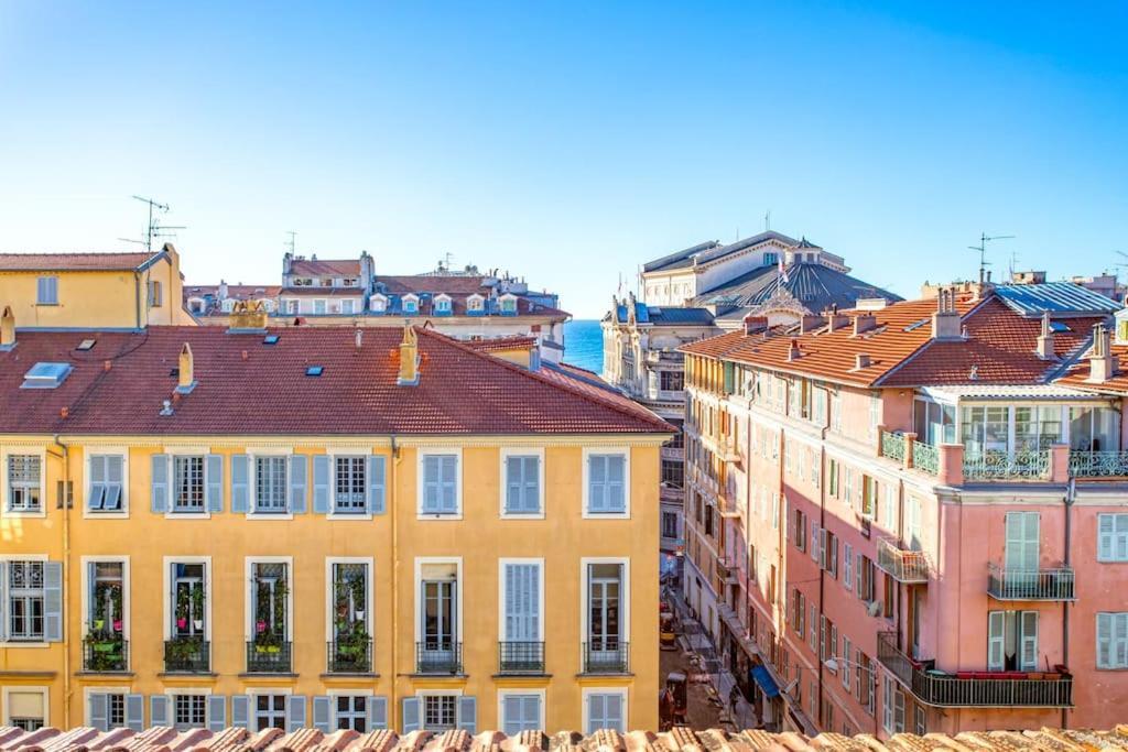 #9 Opera'S Duplex Panoramic Sea View Terrace & Ac 1Min To Beach Nisa Exterior foto