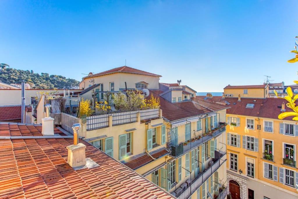 #9 Opera'S Duplex Panoramic Sea View Terrace & Ac 1Min To Beach Nisa Exterior foto